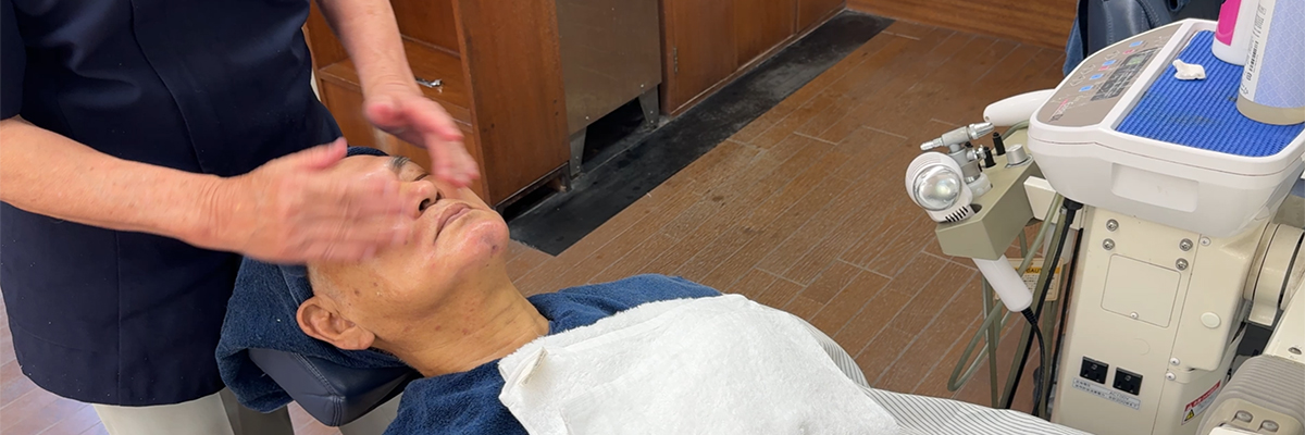 江戸川区小岩で男性フェイシャルエステ｜BARBER白百合